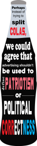 Don’t bottle your politics