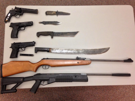 Weapons possession arrests on campus: Update