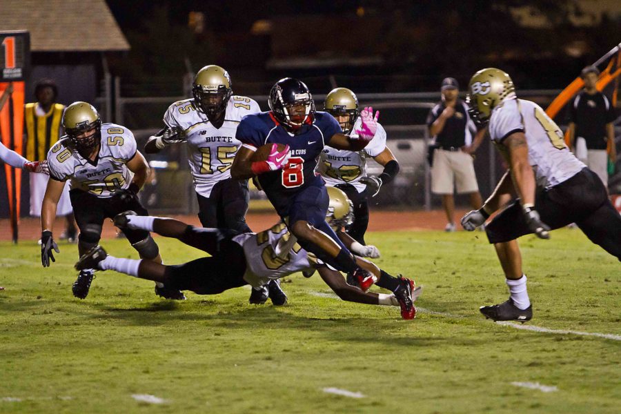 Wide reciever Jarvis Bryant and the Bear Cubs offence were held to 166 yards in the 2011 Clos Classic game against the Roadrunners.