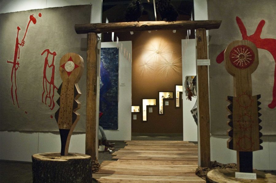 The Scandanavian Rock Art exibit displays art from two different regions in Sweden dating back from 1,500-5,000 B.C. and 3,500-2,500 B.C. The exibit is free to students.