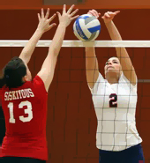 SRJC Volleyball Team Uses Bonding as Win Strategy