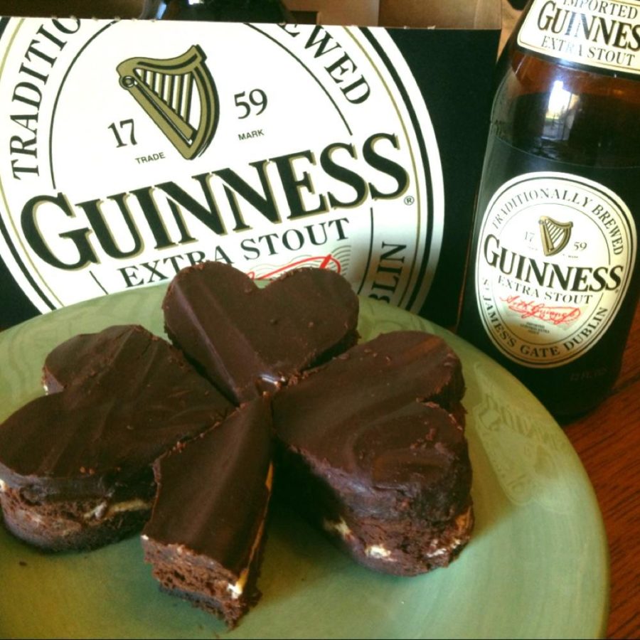 A delectable St. Patrick’s Day treat, Irish Car Bomb Brownies are sure to set the mood just right this holiday. Whether you’re sharing with friends or simply by yourself, these brownies are sure to be this year’s pot of gold.