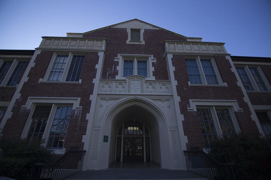 Analy Hall, where a female student initially reported a sexual assault.