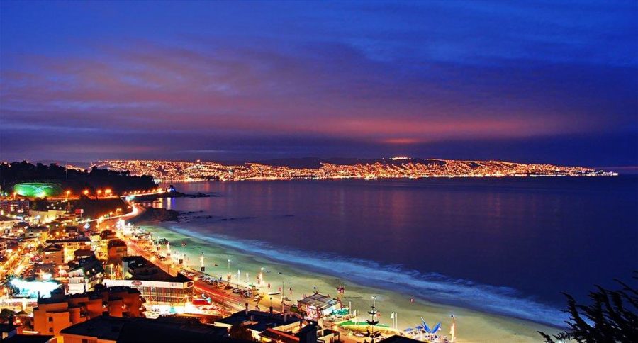 Students have the chance to study this summer with the SRJC Chile Study Abroad program near this Viña del Mar Beach.