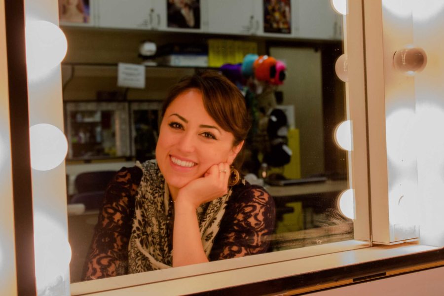 Carmen Mitchell, the Lady of the Lake in the SRJC Theatre Art Department's rendition of "Spamalot"