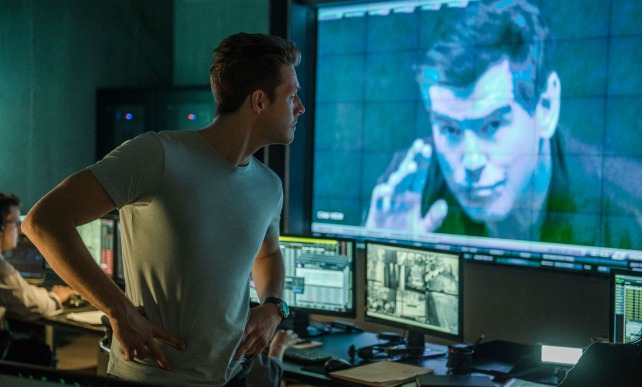 David Mason (Bracey) looks on as Peter Devereaux (Brosnan) taunts him in the newly released "The November Man."
