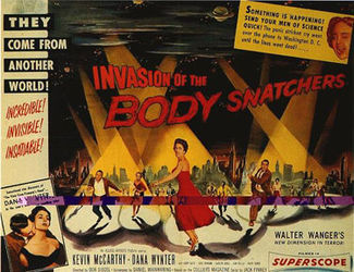 Poster from the original 1956 version of "Invasion of the Body Snatchers."