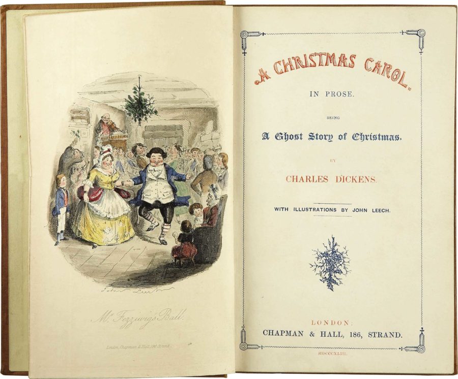 The original Dickens work that started it all, pictured in all its glory.