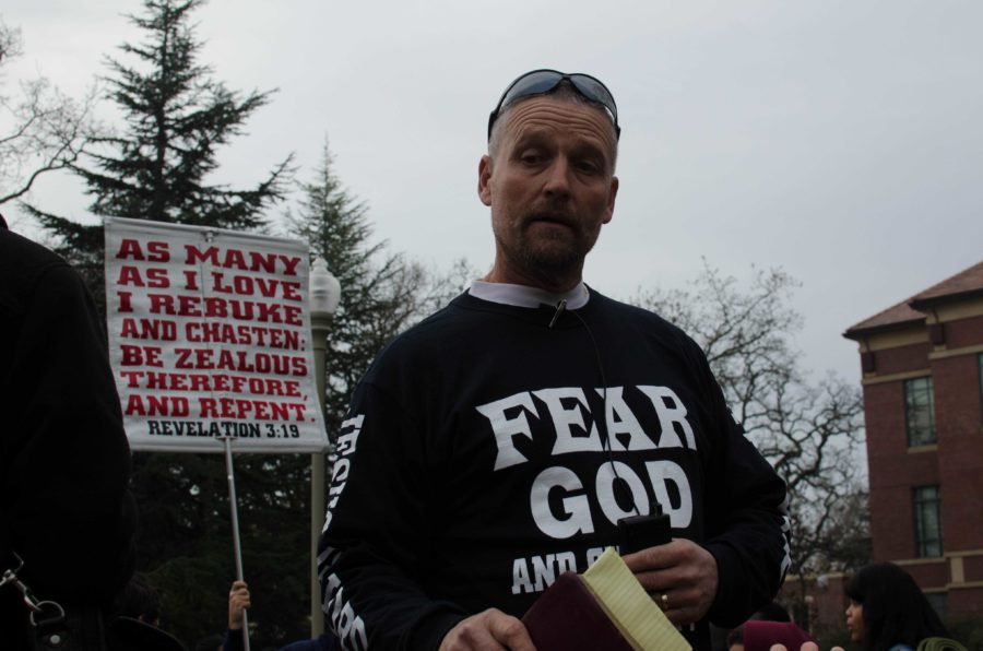 Street preachers spark student retaliation