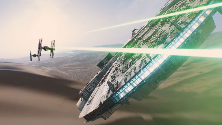 The teaser also includes scenes confirming the  Millennium Falcon's return, a less controversial sight for 'Star Wars' fans.