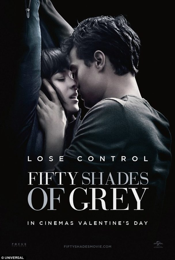 Dakota Johnson and Jamie Dornan star in Fifty Shades of Grey.
