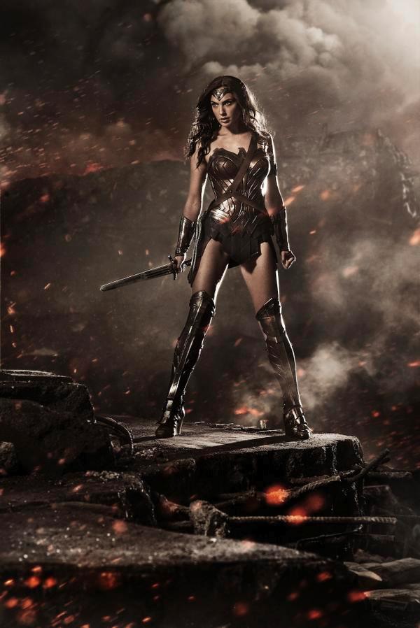 Gal Gadot as Wonder Woman.