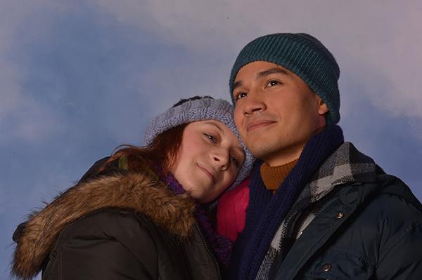 Christine Vondralee and Kot Takahashi in SRJC Theatre Arts' production of John Cariani's "Almost Maine."