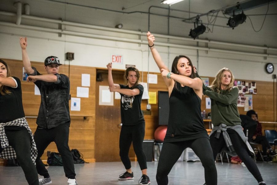 The hip-hop team members  practices a portion of their set titled dance  “2am.”