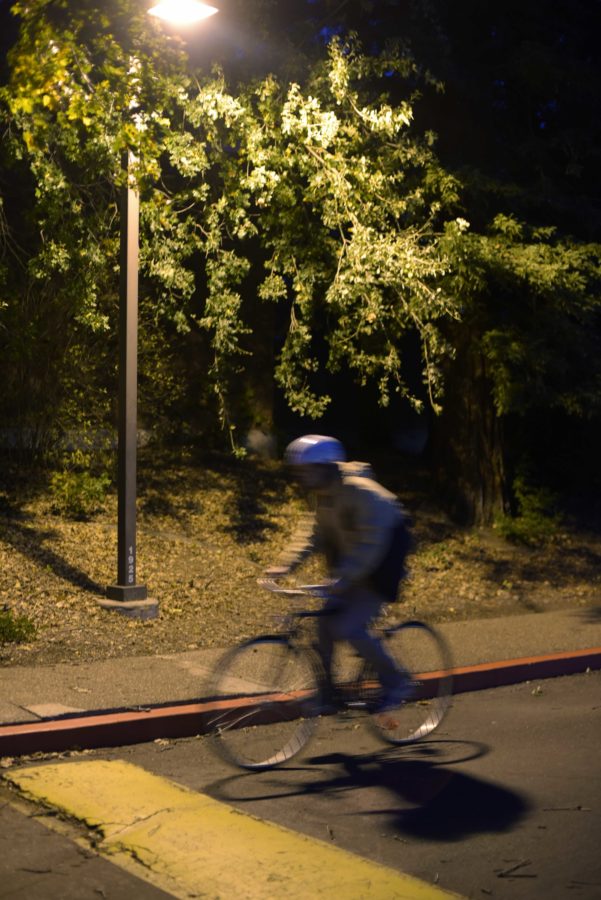 Biking is the most popular form of human-powered transportation at SRJC. 