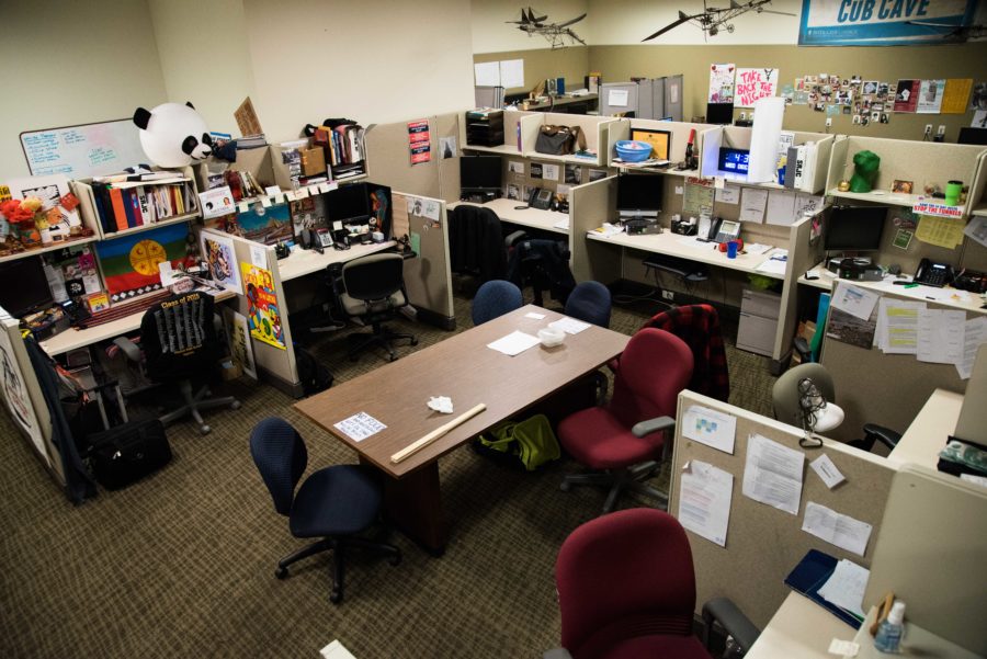The SGA commons, where the student legislators work.