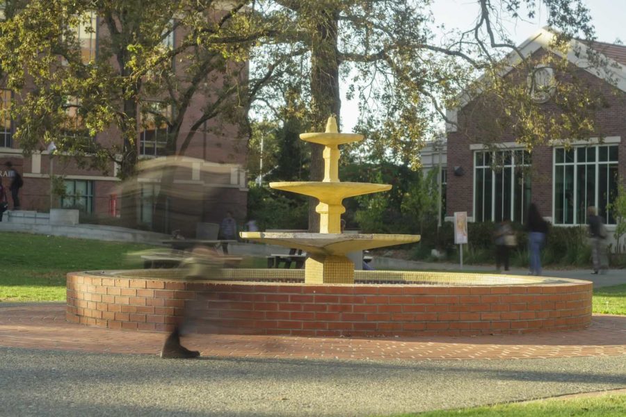 Pioneer fountain, in the middle of Bertolini quad, will be restored.