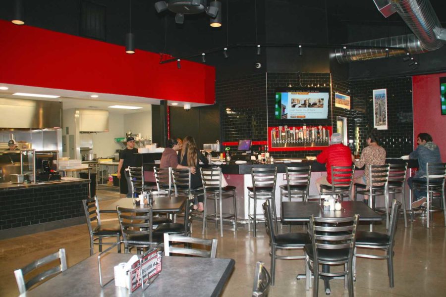 Ny Pie’s open floor plan allows customers to see every part of the pizza making process.
