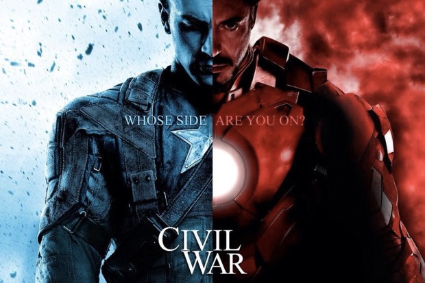 In this super-powered political thriller, Captain America (Chris Evans) and Iron Man (Robert Downy Jr.) divide the Avengers as they clash over whether or not they should be controlled by the government or remain independent.