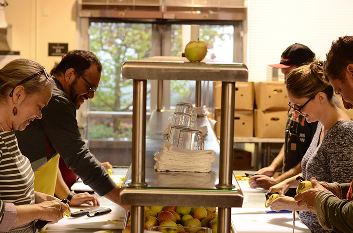 "I know people come together over food in ways they don't otherwise. I think it’s incredibly good for building communities and friendships. You also know what exactly in your food and where comes from," Merrilee Olson (left) said.
