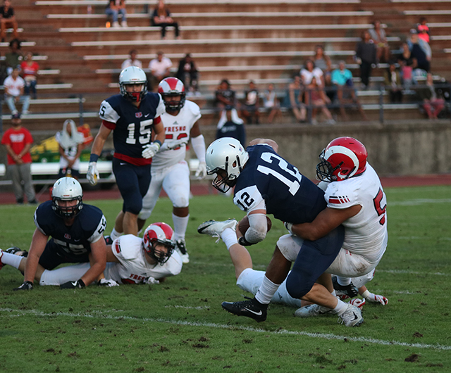 Santa Rosa Junior College loses their second game in a row to start the season 0-2. Their inconsistency at quarterback and youth at most positions has created an uphill battle this season.