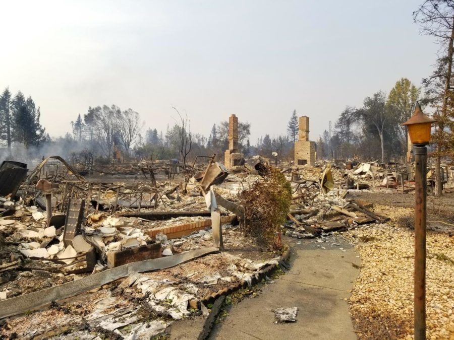 Homes in Fountaingrove destroyed by the North Bay Fires.