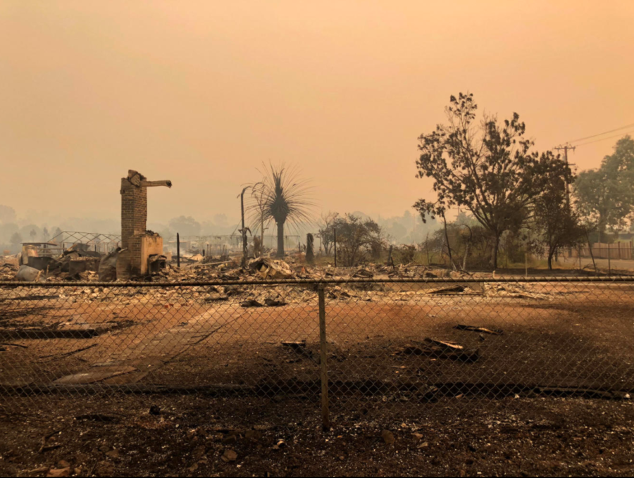 Devastating images from the fires burning through Santa Rosa