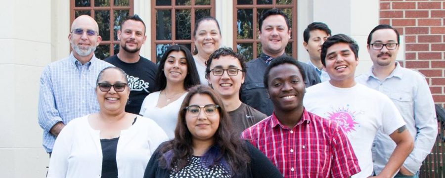 A Fall 2017 portrait of 10 SGA members with Dean Robert Ethington and an adviser.