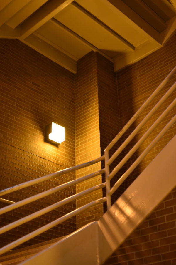 Through a Santa Rosa Junior College student reports she was sexually assaulted in this Maggini Hall stairwell on Oct. 27, police did not release a Nixle alert of the incident until two weeks later. 