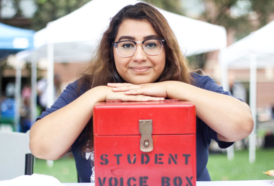Student Government Assembly President Evelyn Navarro is spearheading efforts to help SRJC students get their voices heard by SGA and SRJC administration as well.