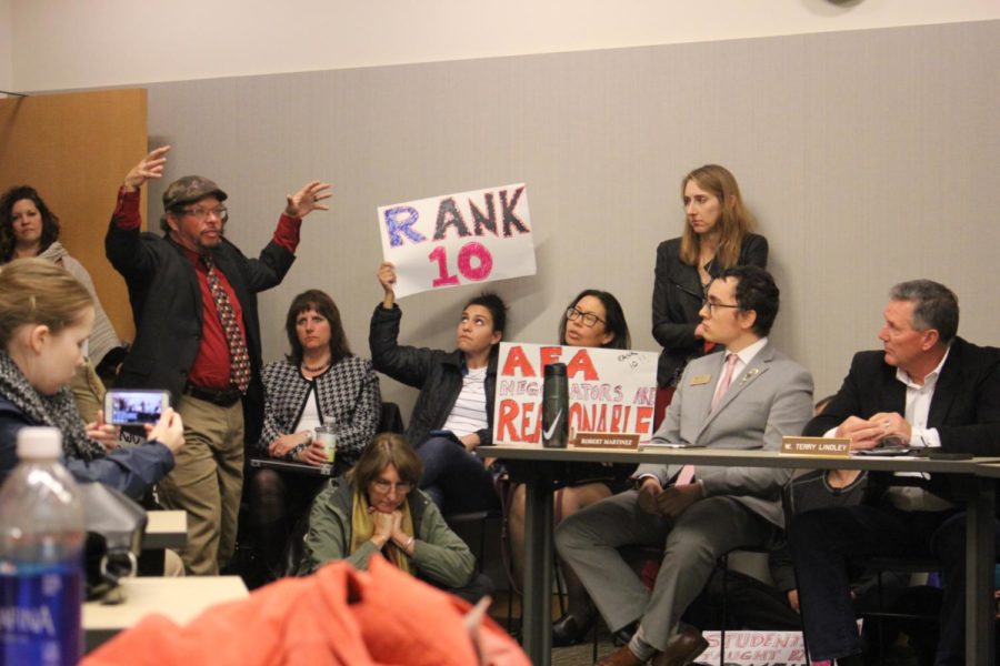 Academic Senate President Eric Thompson, another signatory, spoke out against the Guided Pathways proposal in what he and some other faculty view as interference by the state at the cost of quality education.