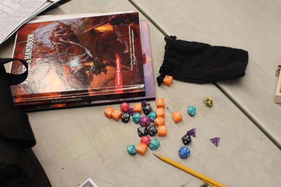 The gear of a D&D role player.