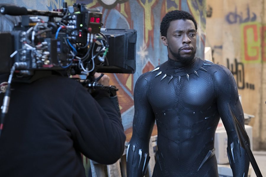 Chadwick Boseman in the "Black Panther."