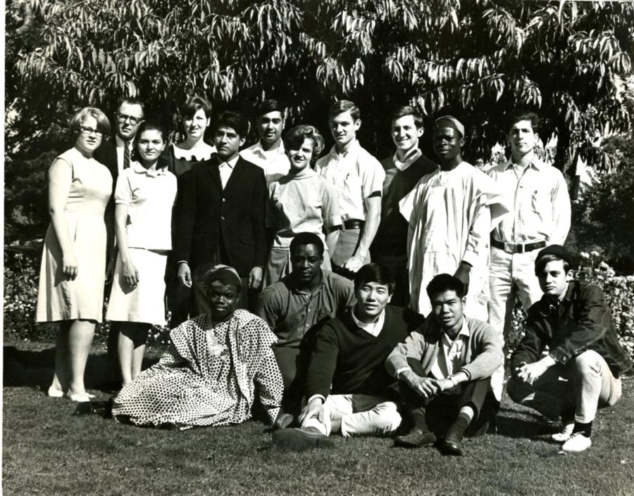 SRJC's first members of the International Relations Club in 1967. 