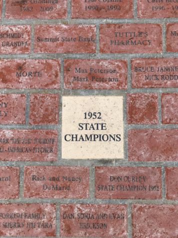 A plaque representing the 1952 championship lies on the Santa Rosa campus. 