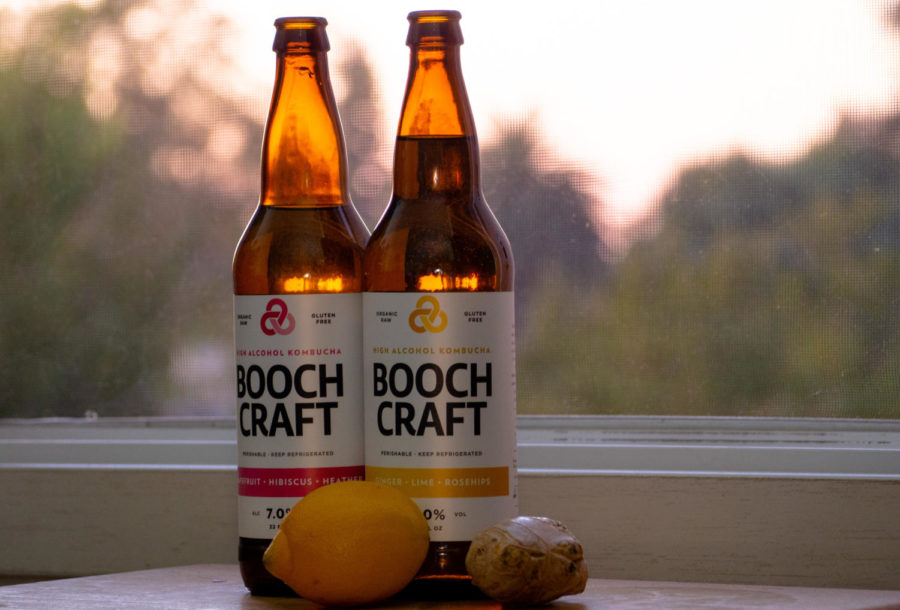 Boochcraft’s high alcoholic kombucha is great for any time of the day, from brunch to an outing with friends.
