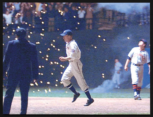 Robert Redford stars as pitcher turned big bomber in "The Natural."