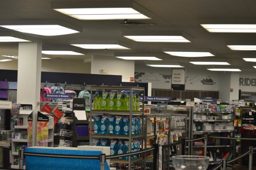 The newly renovated student store features new food racks, shelving for SRJC gear, more space for textbooks and a complete relocation of the check-out area.