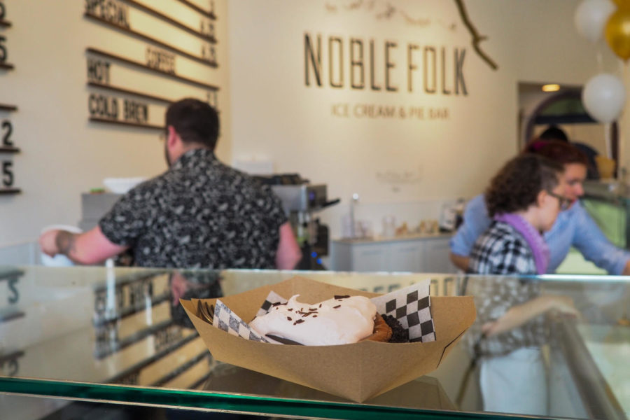 Noble Folk opened a new location in downtown Santa Rosa, serving  ice cream and pie. 