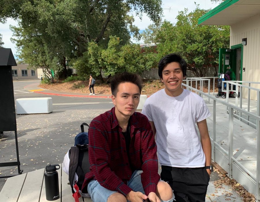 Though SRJC students Azulito Bernal, 19, and Aurelio Aguilar, 20, appreciate the day off of classes, they are critical of PG&E for the lack of warning and details surrounding the impending power outage. 