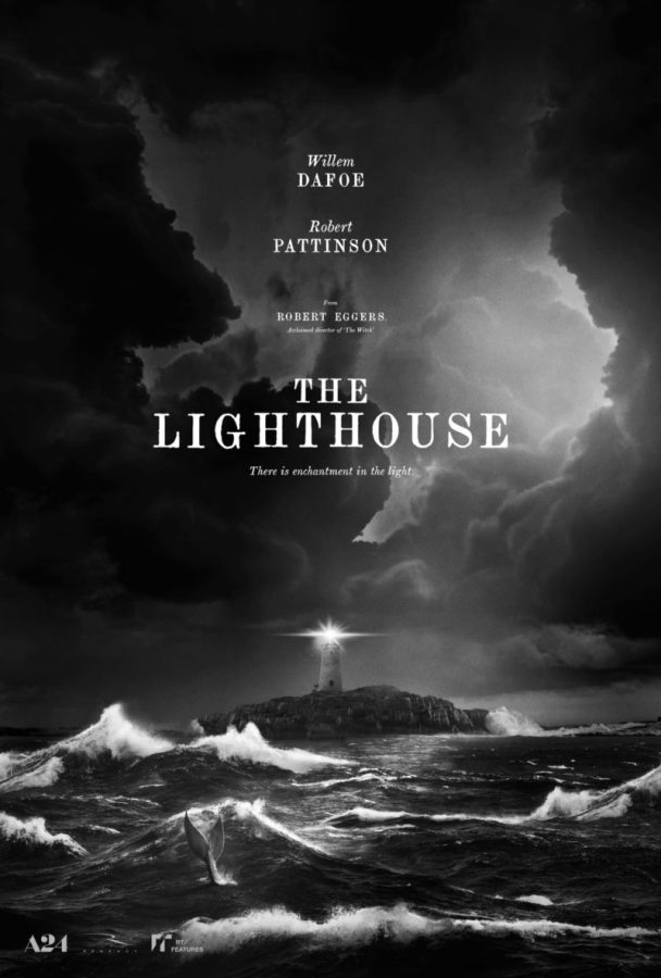 In A24's "The Lighthouse", actors Willem Dafoe and Robert Pattinson battle the sea and their psyches. 