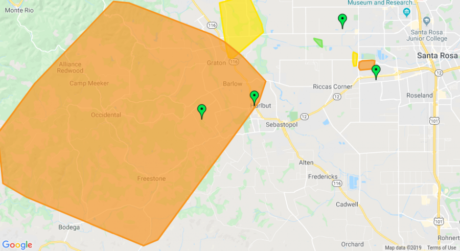 SRJC Southwest Center will be closed from 3:30-10 p.m. today due to an underground vault rupture that occurred 2:26 p.m. Tuesday in Southwest Santa Rosa.