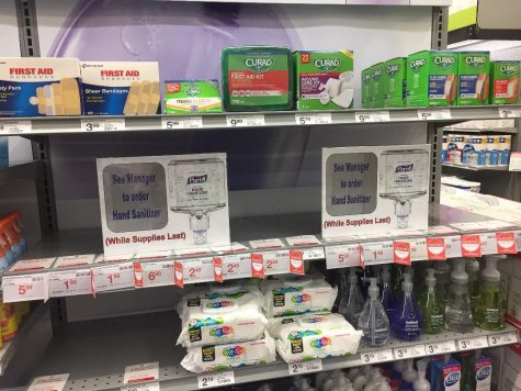 To limit sales, Staples customers in Santa Rosa, Petaluma and Sonoma are no longer able to buy hand sanitizer without speaking to a manager first.