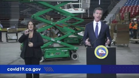 California Governor Gavin Newsom details the states multiphase plan for combatting the projected COVID-19 peak in mid-May when cases requiring acute care will spike.