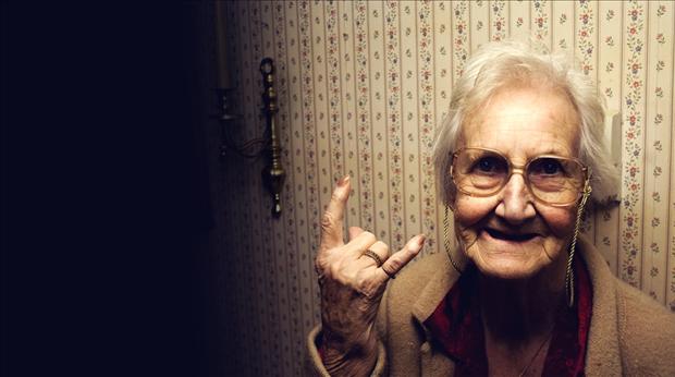 Grandma is metal as hell. Get her wisdom while you can.