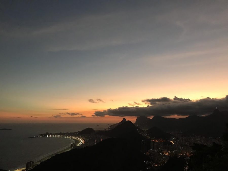 Copacabana beach in Rio de Janeiro, RJ. Florence Gomes is a first-year International student at SRJC. 