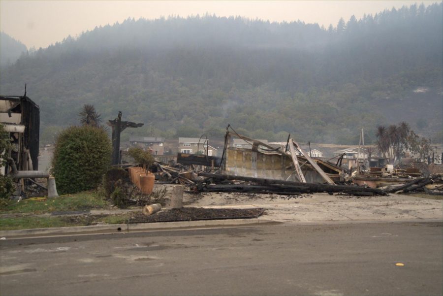 The Glass Incident claims a home on Mountain Hawk Drive in east Santa Rosa's Skyhawk neighborhood. 