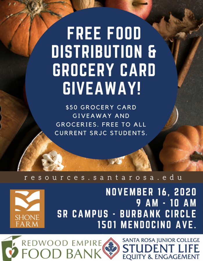 Free produce, plus $50 grocery card for SRJC students