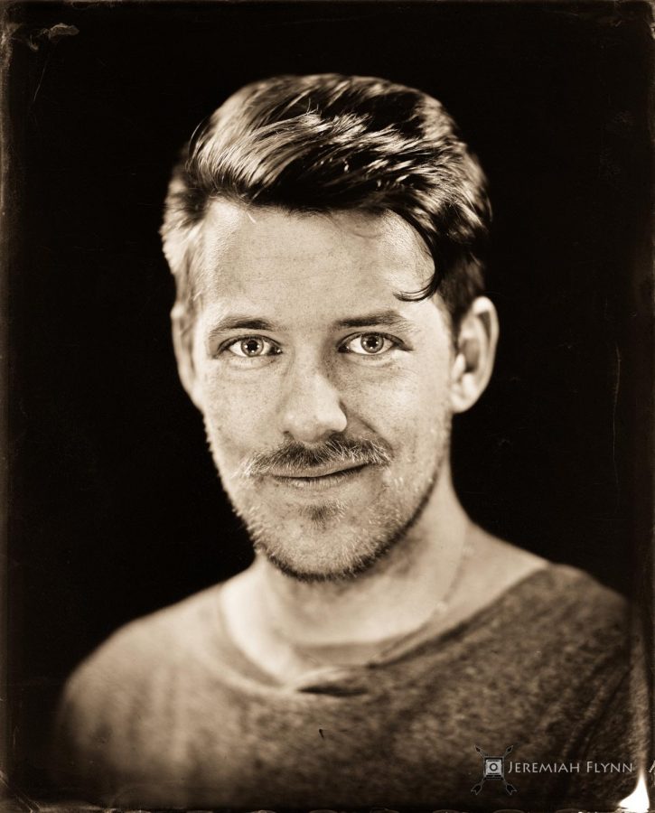 Jeremiah is a master craftsman at creating tin-type portraits.