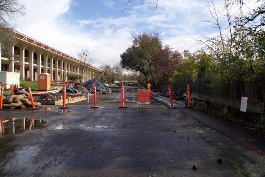 SRJC's Emeritus Circle construction projects include newly installed sidewalks, curbs and driveways.